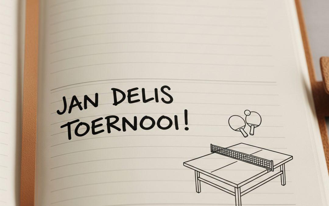 JD Toernooi, 5 september a.s.