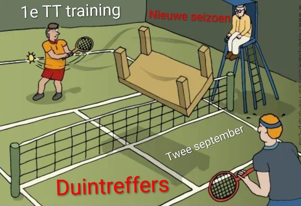 Trainingen starten weer op 2 september!