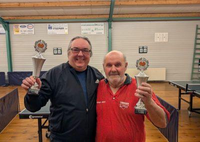 Frankwin en Maurits grijpen de wisselbokaal